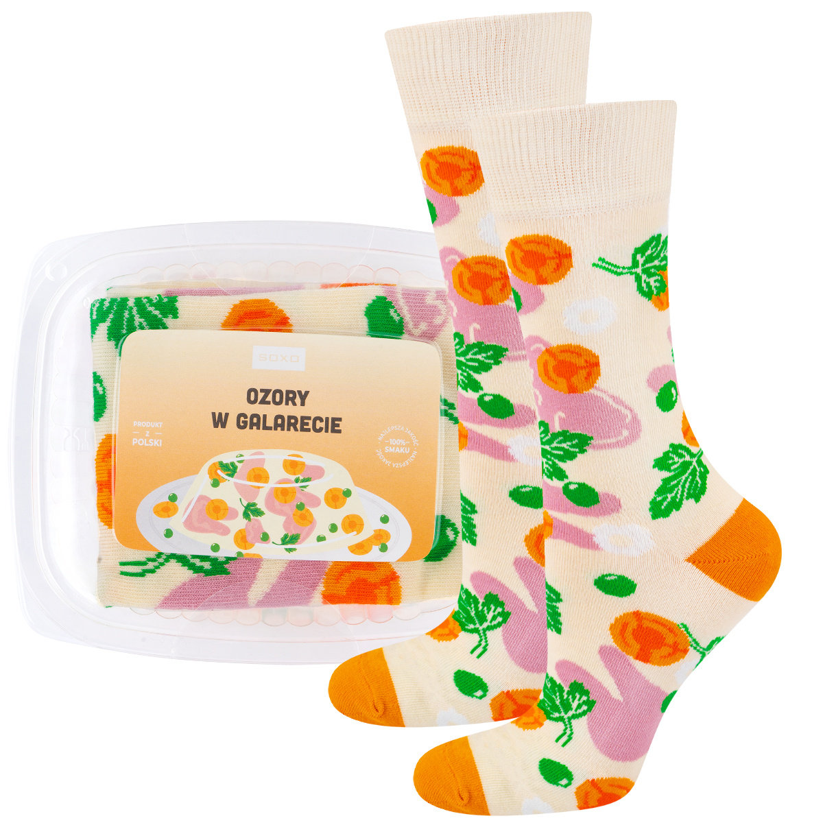 Skarpetki męskie SOXO ozory w galarecie-40–45
