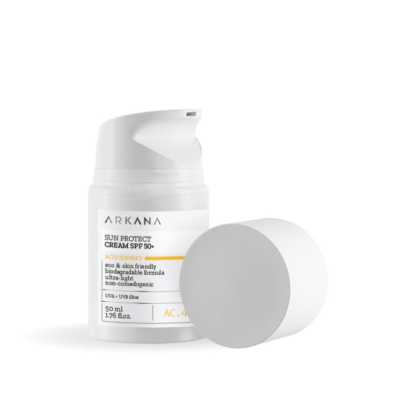 Фото - Крем і лосьйон Arkana Sun Protect Cream SPF 50 Krem Ochronny z Filtrem SPF 50 Nowa Formuł 