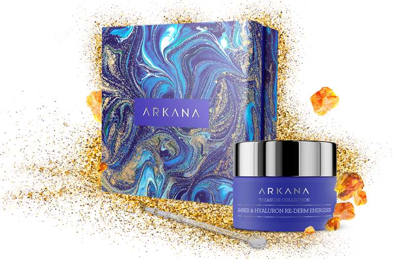 ARKANA Amber And Hyaluron Re-Derm Energizer Redermalizujący Krem z Kwasem Bursztynowym i Hialuronowym 50 ml