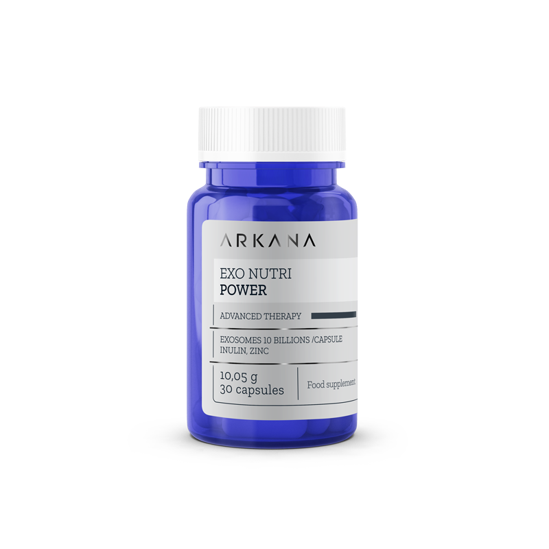 ARKANA EXO NUTRI POWER Odmładzająco Prebiotyczny Nutrisuplement z Egzosomami 30 kapsułek