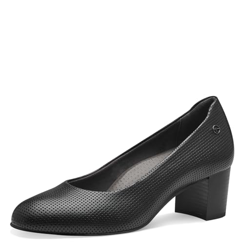 Tamaris Damskie czółenka 8-82401-42, czarne, 41 EU szerokie, czarny, 41 EU Weit
