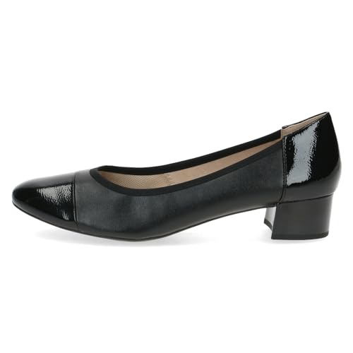 CAPRICE Damskie czółenka 9-22317-42, czarny Comb, 37 eu