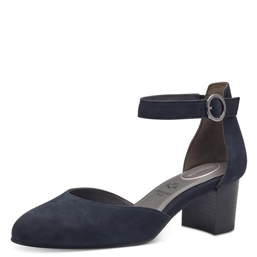 Tamaris Damskie 8-84402-42 czółenka, granatowe, 38 EU szerokie, grantowy, 38 EU Weit