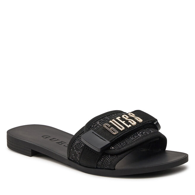 Klapki Guess Elyze3 FLGEL3 ELE19 BLACK