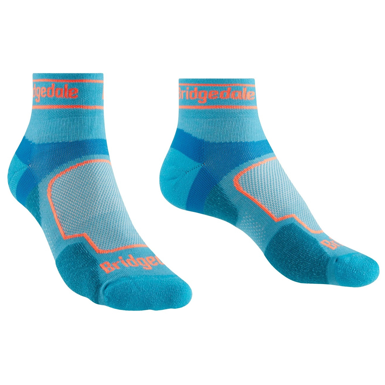 Damskie skarpety Bridgedale Trail Run UL T2 CS Low Women's Rozmiar skarpet: 38-40 / Kolor: niebieski