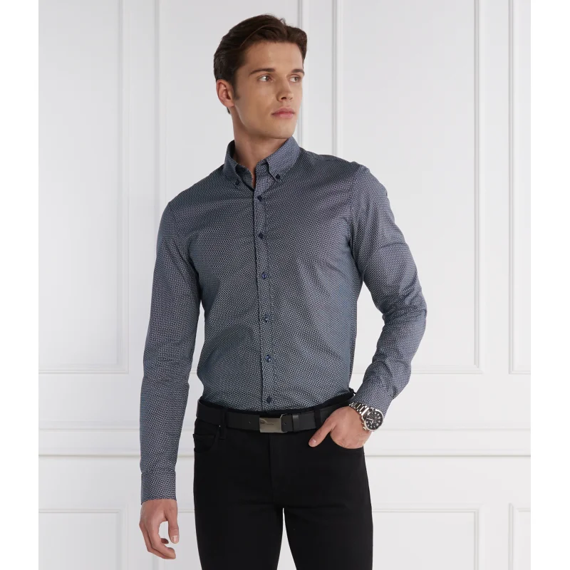 Michael Kors Koszula LS SHARKTOOTH GEO | Slim Fit | stretch