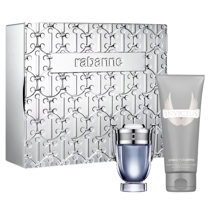 Zdjęcia - Perfuma damska Paco Rabanne SET  Invictus EDT spray 50ml + SHOWER GEL 100ml 