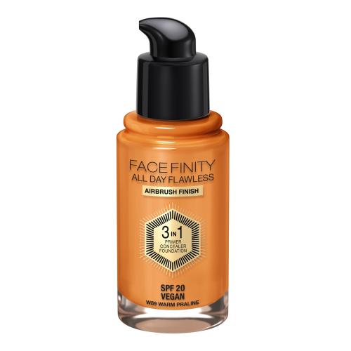 Max Factor Facefinity All Day Flawless SPF20 podkład 30 ml dla kobiet W89 Warm Praline