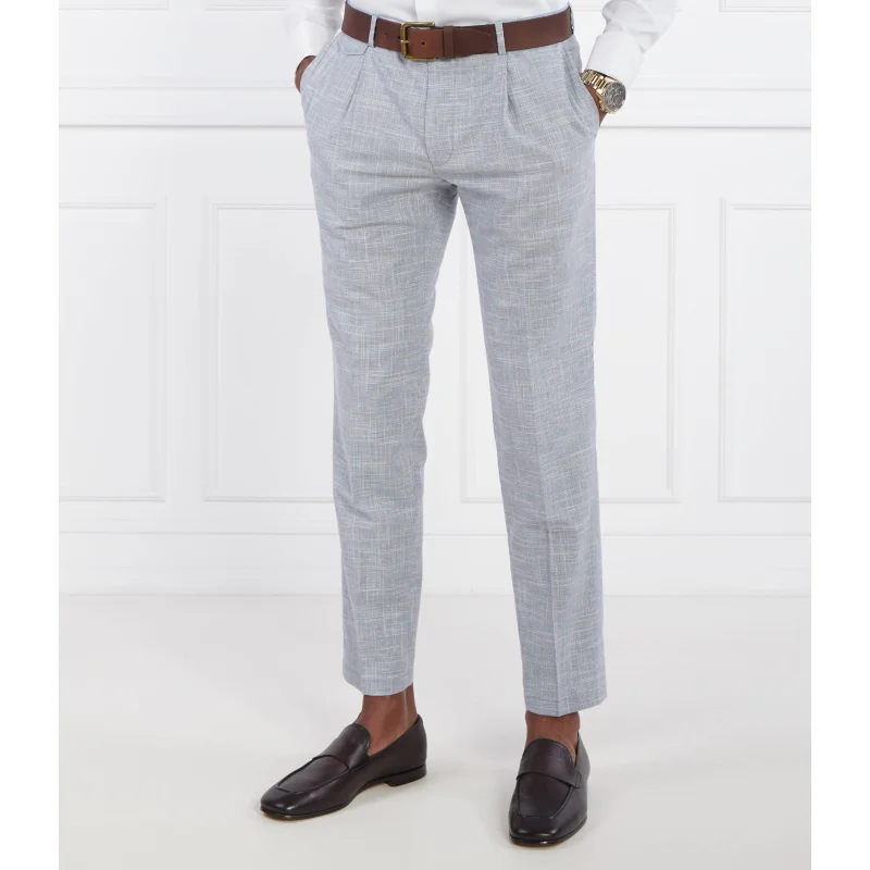 Windsor Spodnie 13 Silvi | Shaped fit | z dodatkiem wełny
