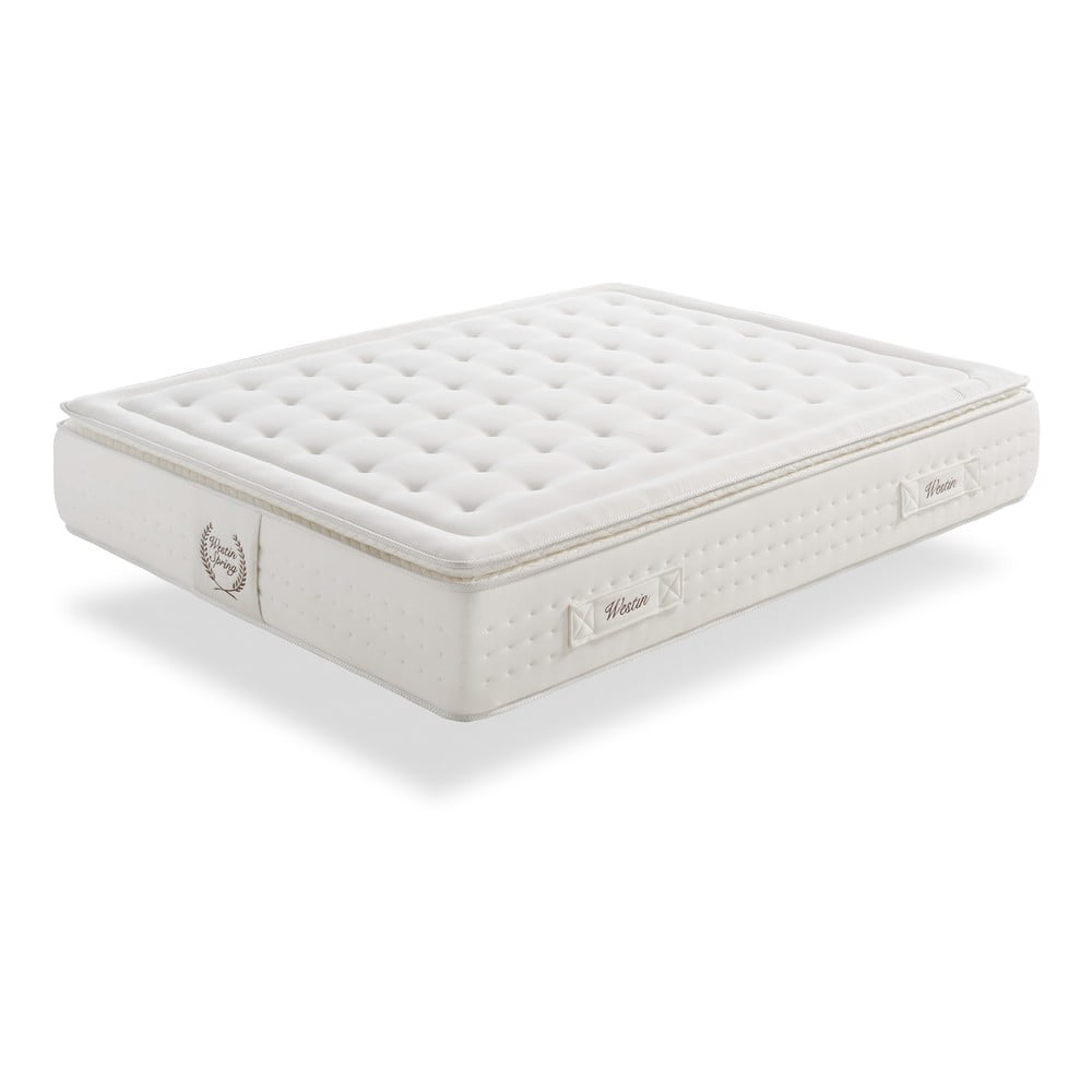 Twardy sprężynowy materac termoregulacyjny 140x200 cm WESTIN SPRING – Moonia
