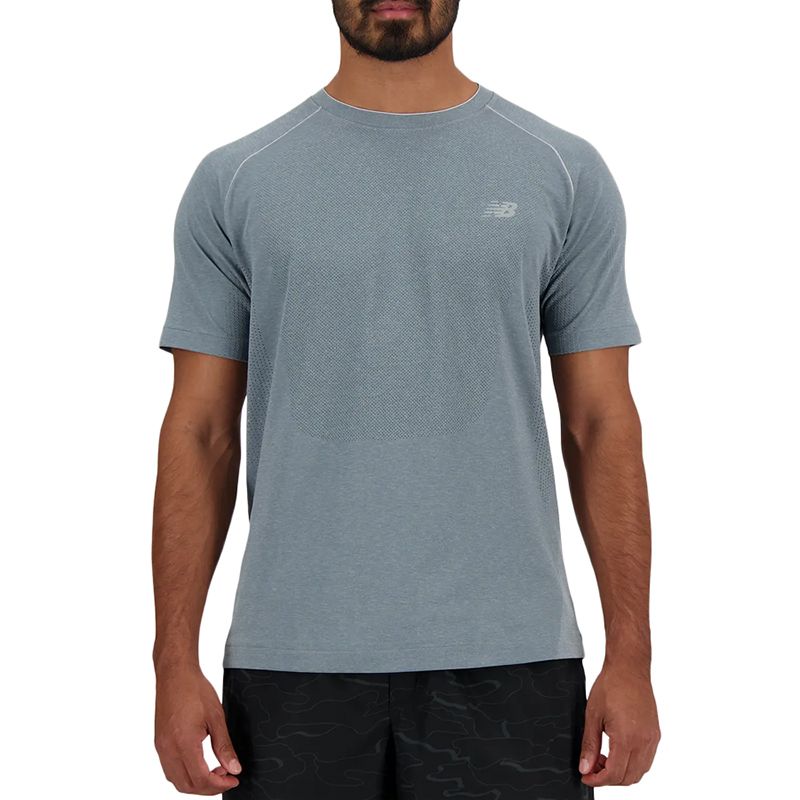 Koszulka New Balance MT41080AG - szara