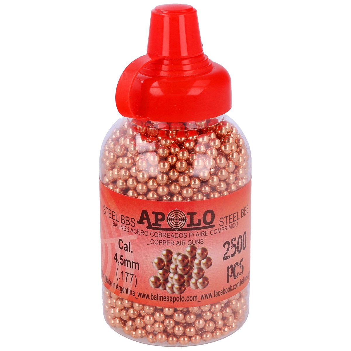 Śrut Apolo Copper Steel BBs 4.5 mm, 2500 szt. (19981)