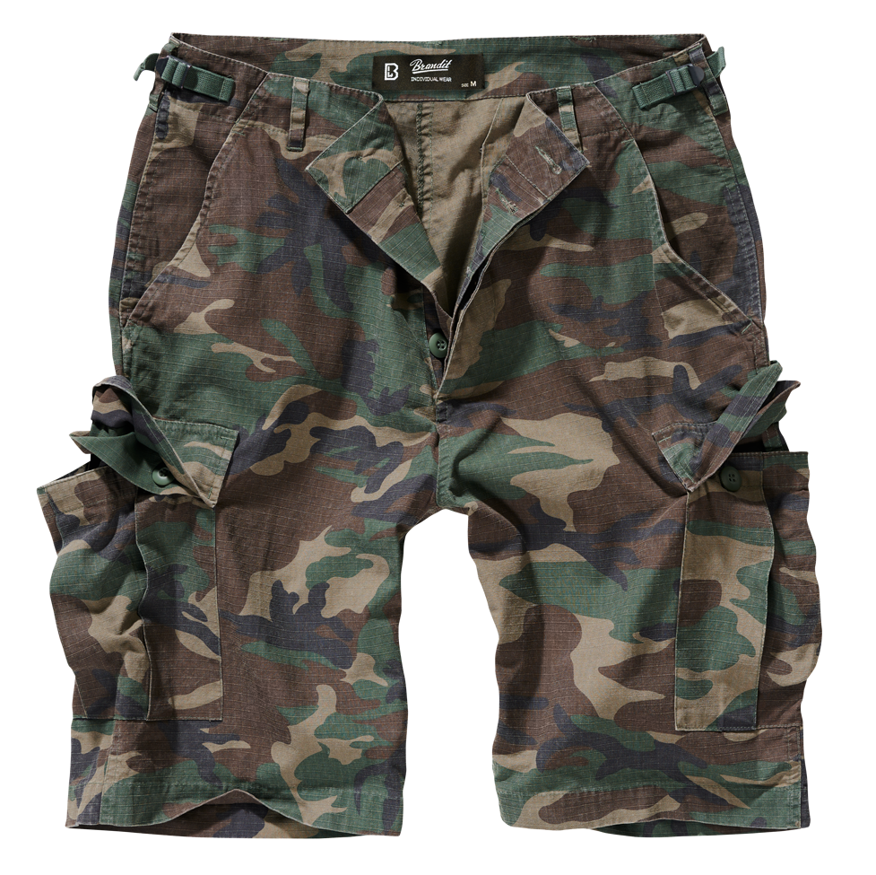 Szorty Brandit BDU RipStop Shorts, Woodland (2019.10)