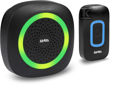 Dzwonek bezprzewodowy bateryjny DANCE II CZARNY TYP: ST-420B