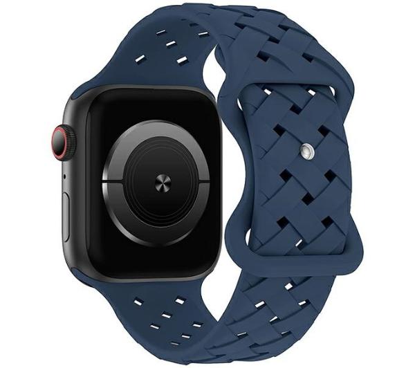 Beline do Apple Watch Silicone Woven 42/44/45/49mm Niebieski