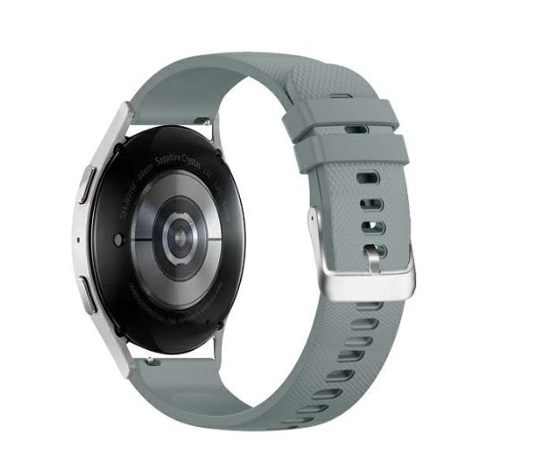 Beline do Watch 20mm Grid Texture Silicone uniwersalny (jasnoszary)