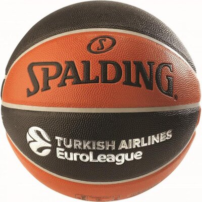Spalding Euroleague Tf-500 Ball 77101Z Unisex Piłka Do Koszykówki Pomarańczowa