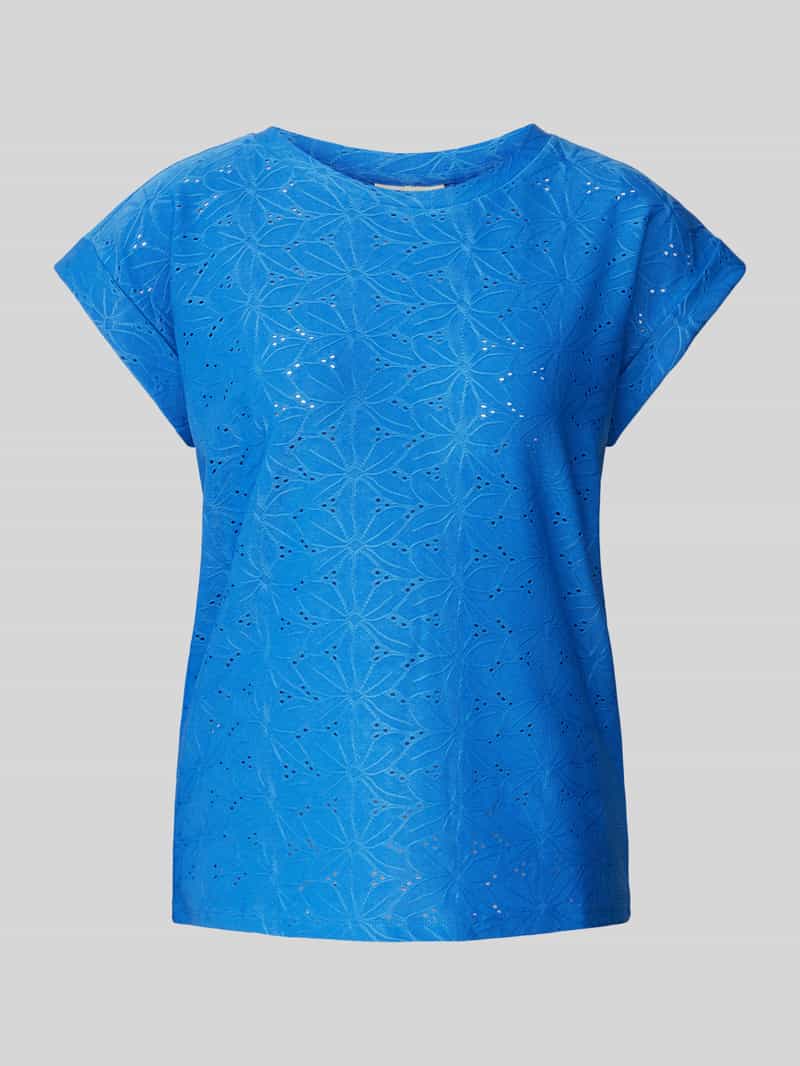 T-shirt z haftem angielskim model ‘Blond’