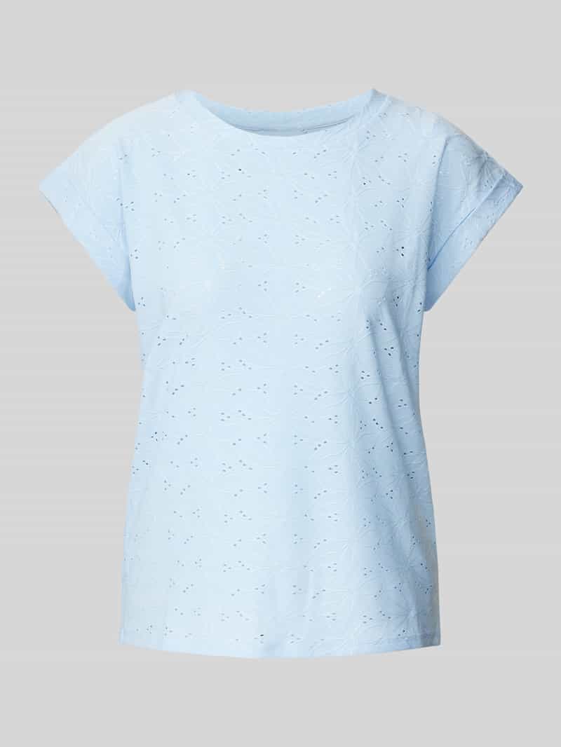 T-shirt z haftem angielskim model ‘Blond’