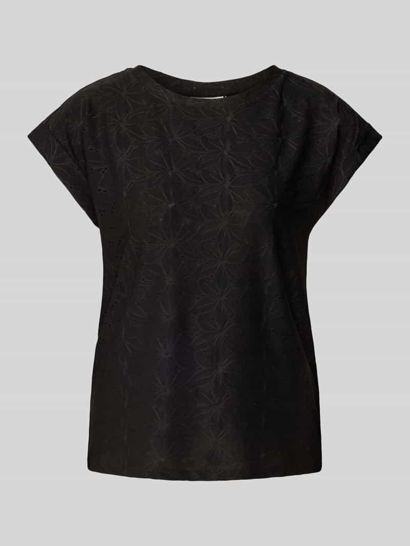 T-shirt z haftem angielskim model ‘Blond’