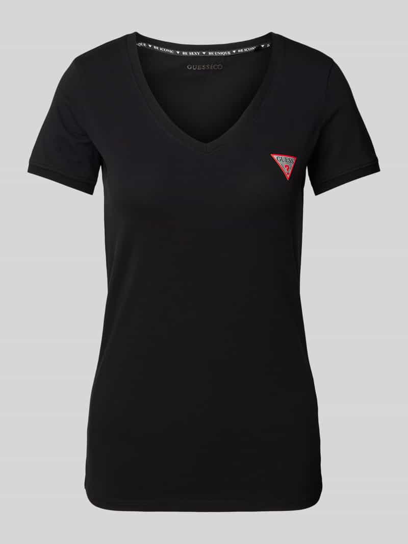 T-shirt z nadrukiem z logo