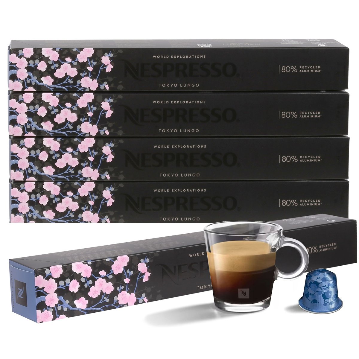 Kawa w kapsułkach o smaku Tokyo Lungo NESPRESSO 50 kapsułek