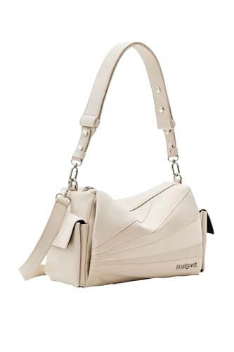 Desigual Women's Machina Habana Accessories PU Hand Bag, White, biały