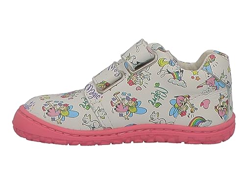 Lurchi Sneakersy dla chłopców i dziewczynek 74L4063003 Sneakers, White-Rose, 26 EU, biała róża., 26 EU