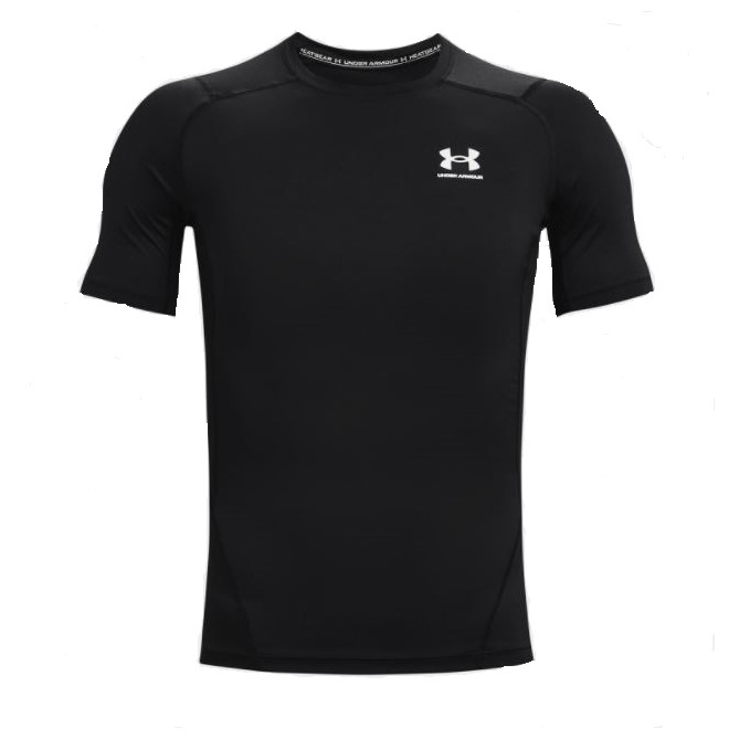 Męska koszulka Under Armour HG Armour Comp SS Rozmiar: M / Kolor: czarny