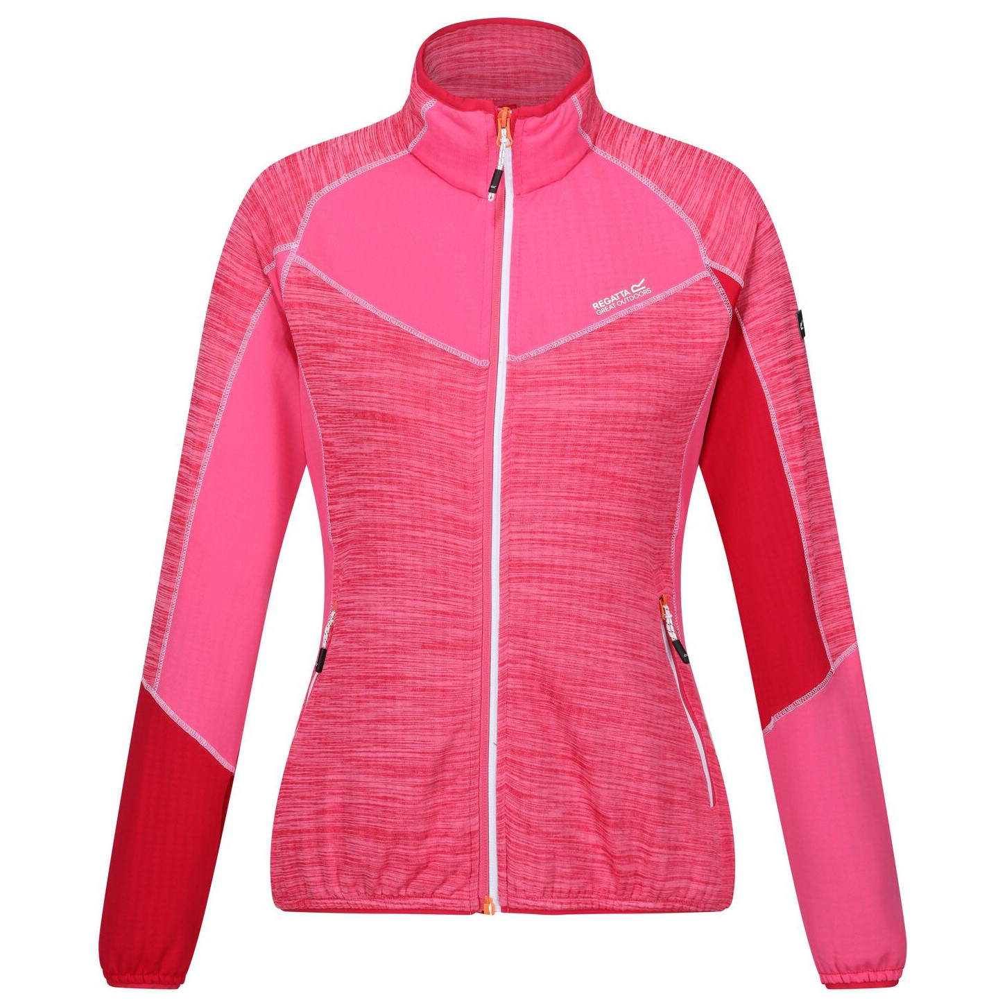Bluza damska Regatta Wmn Hepley F Zip II Rozmiar: M / Kolor: różowy