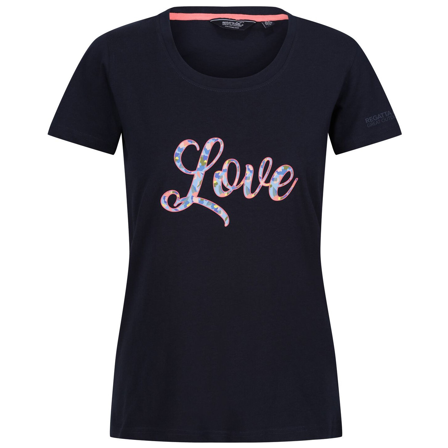 Koszulka damska Regatta Filandra VIII Rozmiar: XXL / Kolor: niebieski/jasnoniebieski