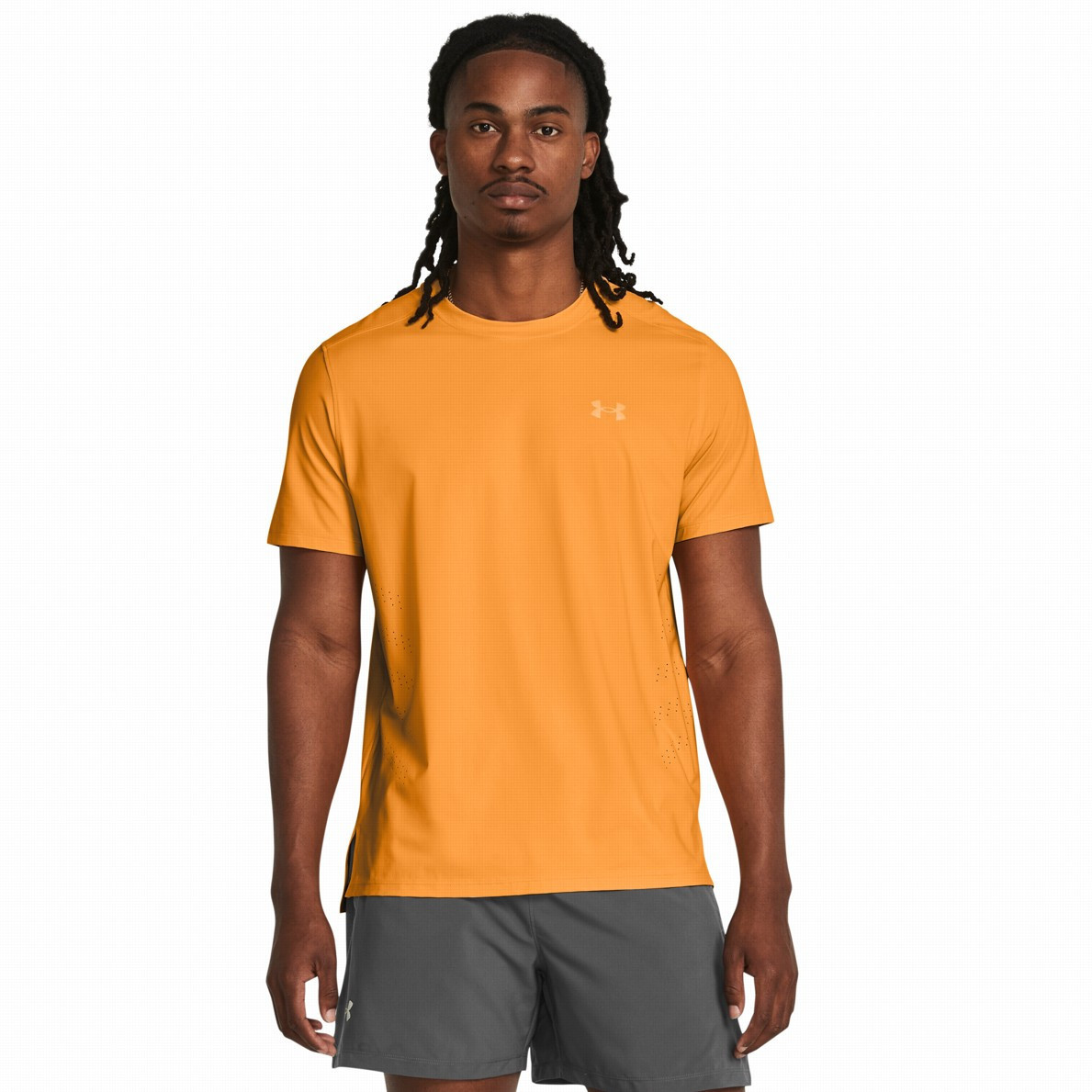 Koszulka męska Under Armour LASER TEE Rozmiar: S / Kolor: pomarańczowy