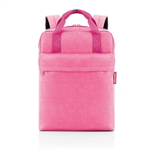 Reisenthel EM3094 ALLDAY PLECAK M ISO TWIST PINK Torba na siłownię damska na cały dzień Plecak M ISO Twist Pink Rozmiar Unica, Allday Plecak M Iso Twist Różowy, Jeden rozmiar, Sport