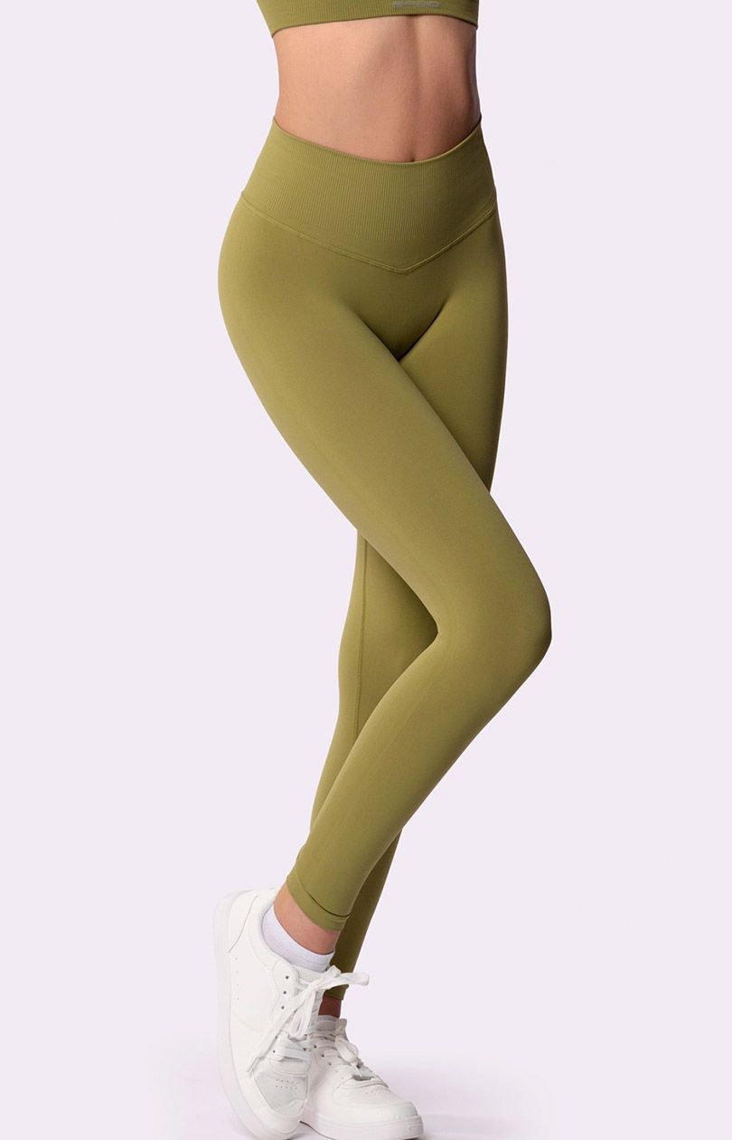 Legginsy sportowe oliwkowe Flex Innergy, Kolor oliwkowy, Rozmiar M, Spaio - Primodo.com