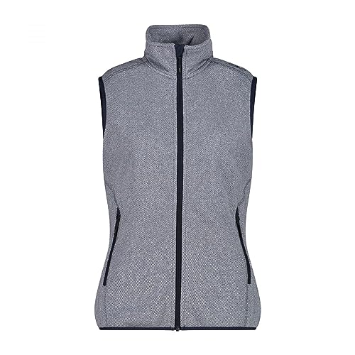 CMP Damska kamizelka z dzianiny Knit-Tech B.Blue-Biały, 48