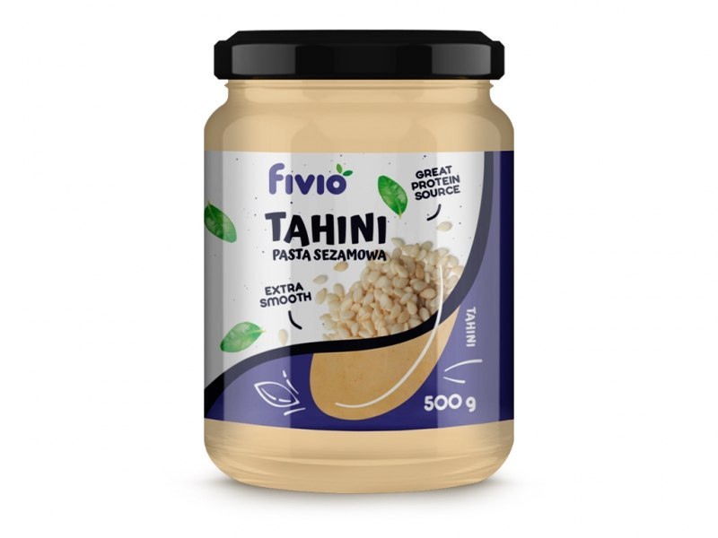 Tahini pasta sezamowa 500g fivio >>dostawa już od 6 zł, zapraszamy!