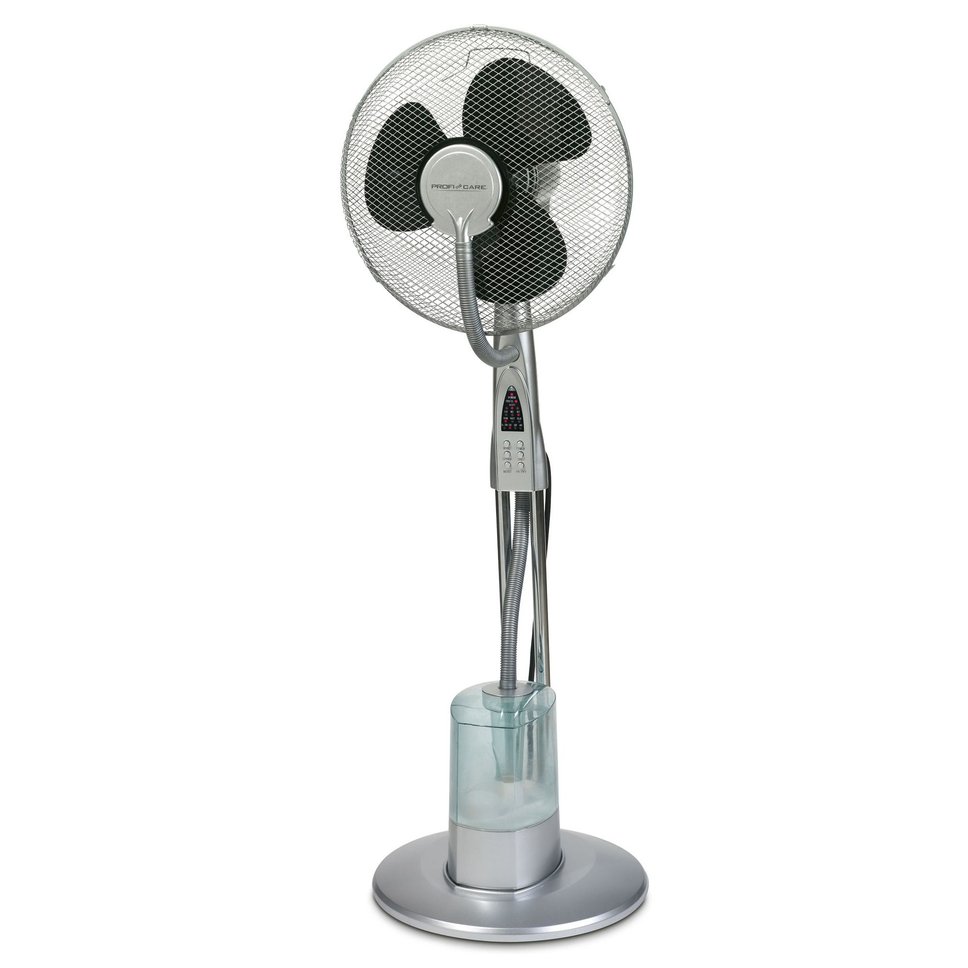 Podłogowy wentylator stojący z nawilżaczem i pilotem 3w1 ProfiCare PC-VL 3111 LB (40cm)