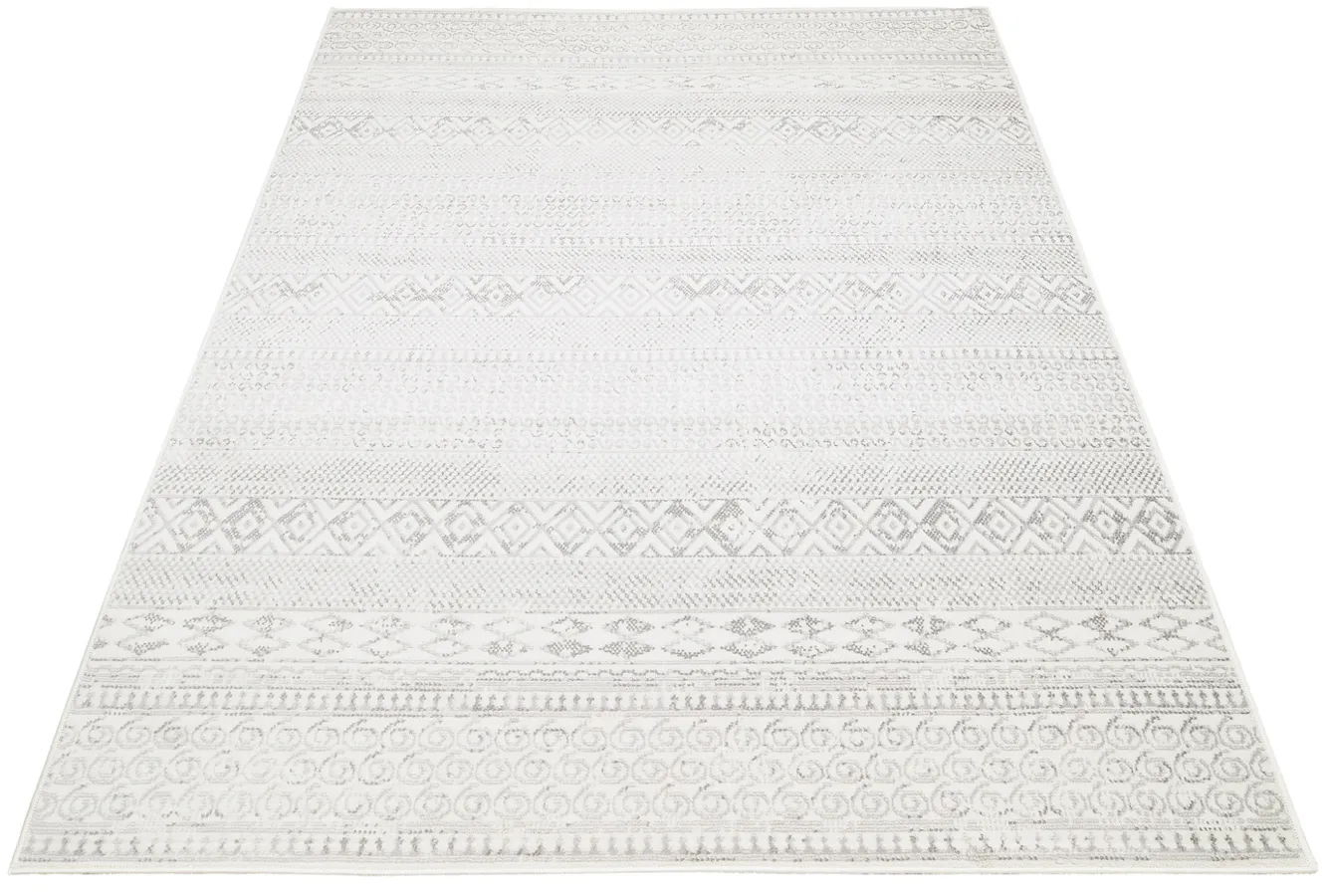 Beżowy Boho Dywan W Aztecki Wzór E4-H95