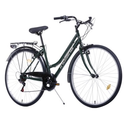 Rower miejski INDIANA Classic 6B 28 cali damski Zielony