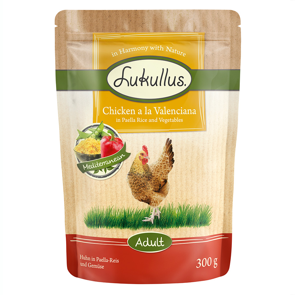 Megapakiet mieszany Lukullus Natural w saszetkach, 48 x 300 g - Pakiet 