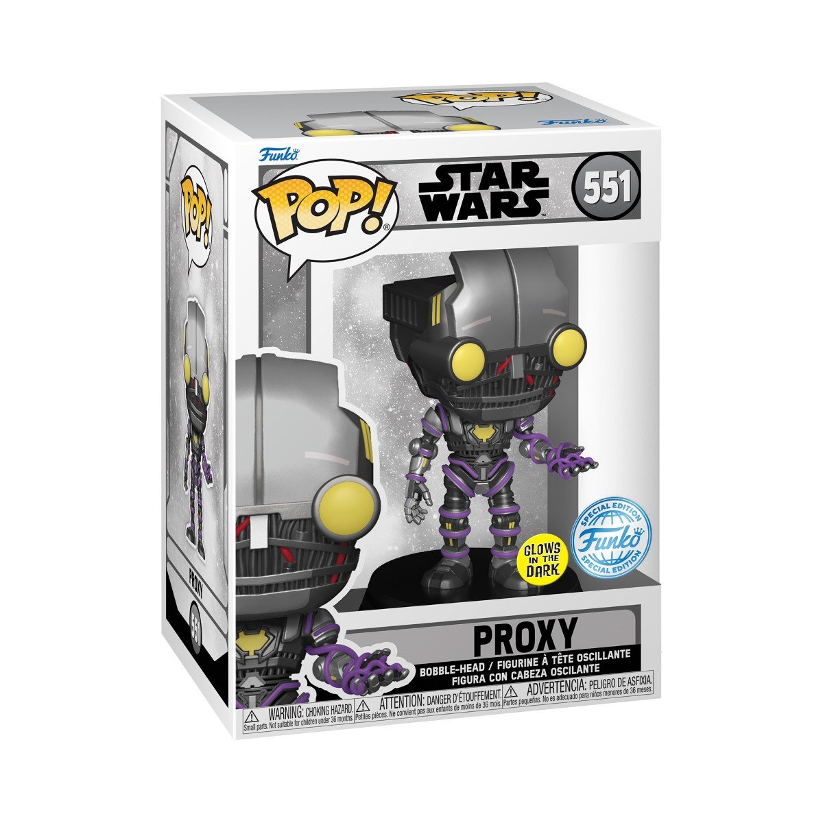 Funko POP! Star Wars, figurka kolekcjonerska, Proxy, Glow, 551
