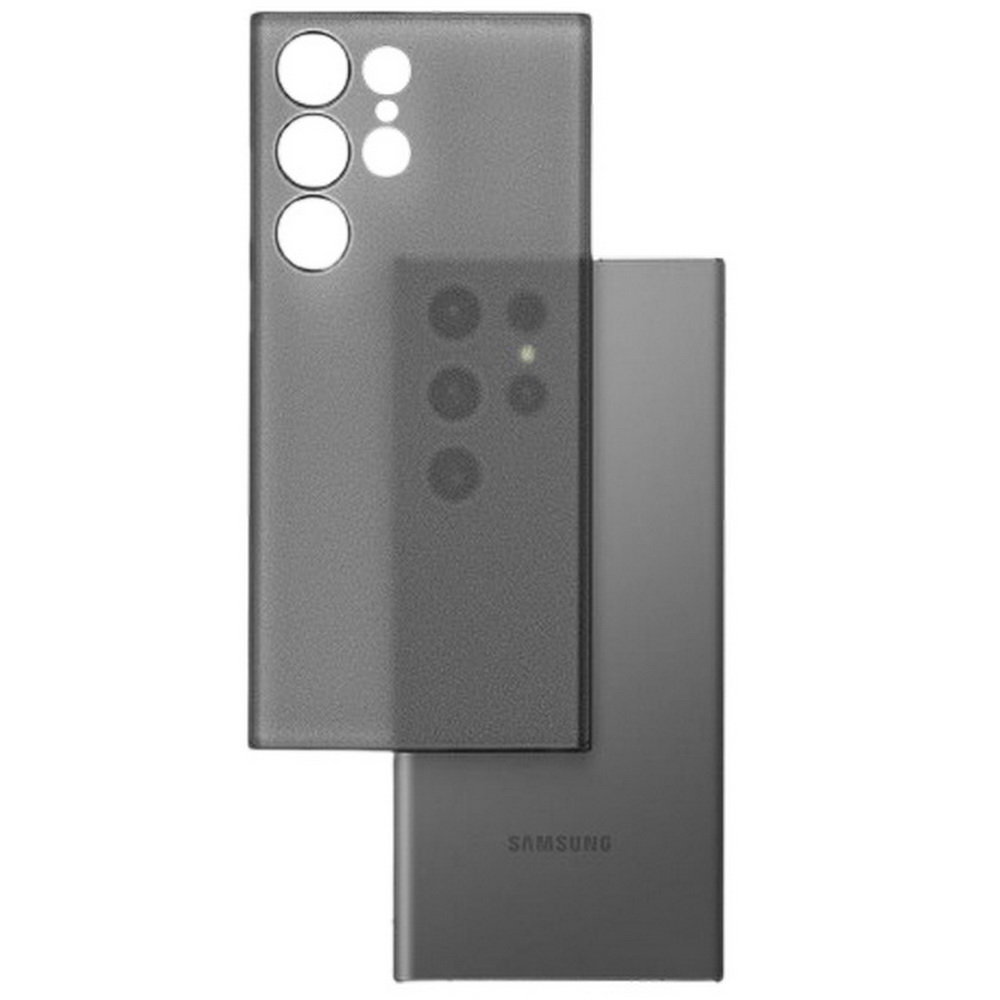 D-Pro Air Slim 0.4mm PP Case ultra cienkie matowe etui do Samsung Galaxy S24 Ultra  (Smoke Black)