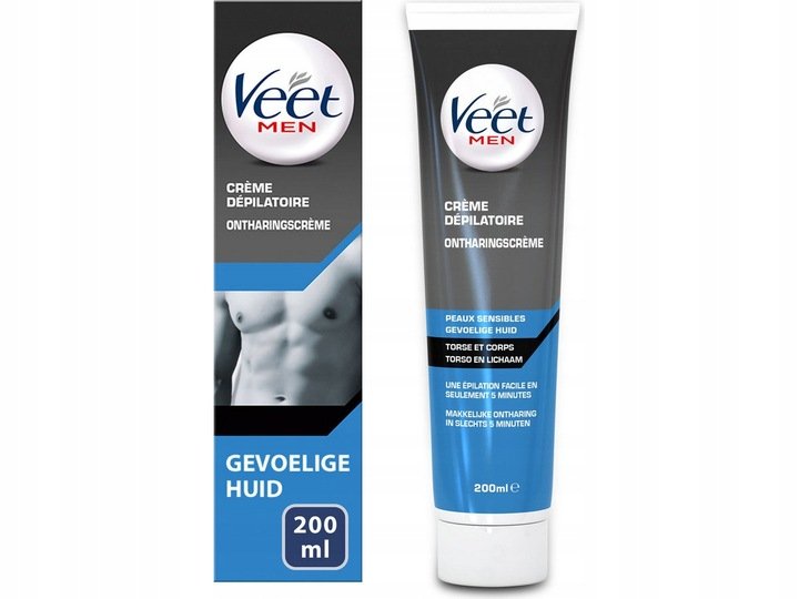 Veet Men Krem Do Depilacji Skóra Wrażliwa 200ml