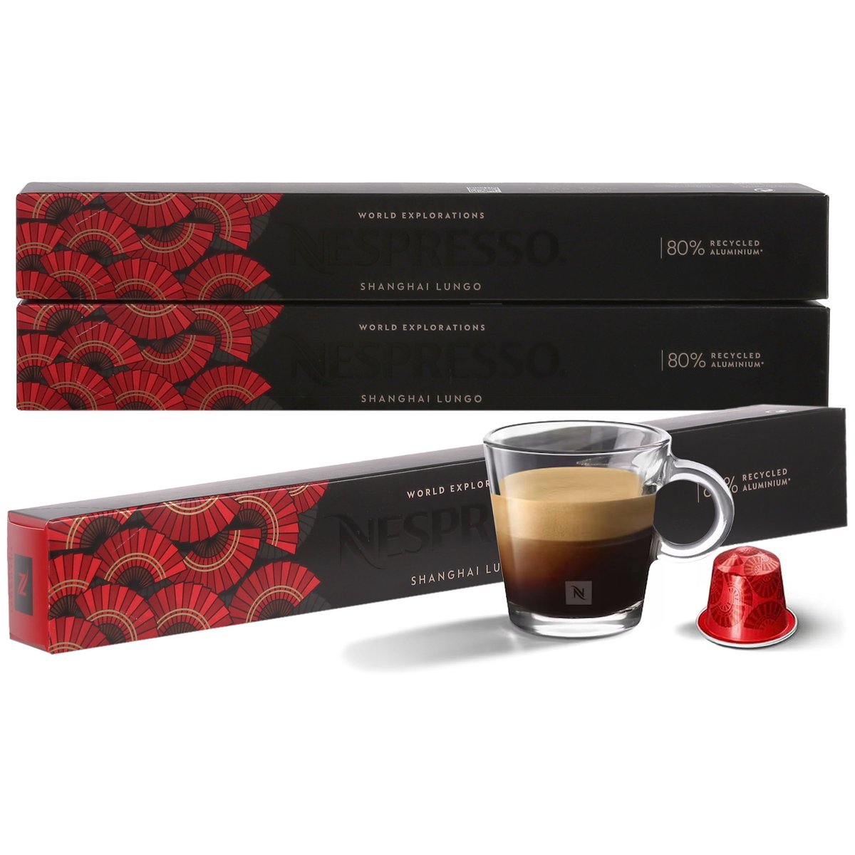 Kawa w kapsułkach o smaku Shanghai Lungo NESPRESSO 30 kapsułek