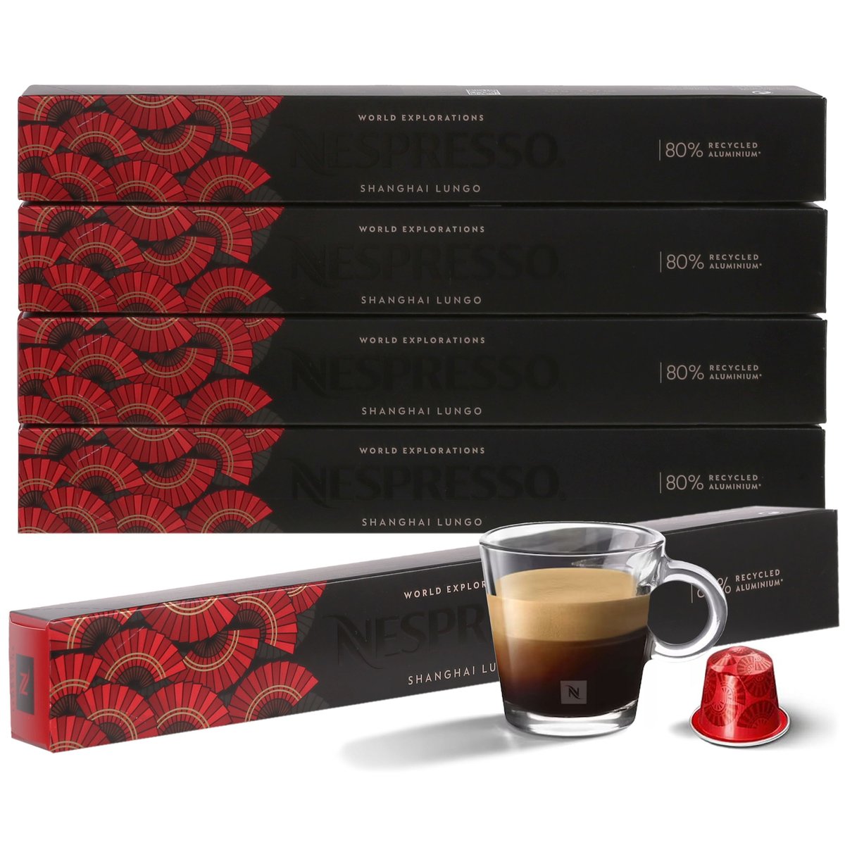 Kawa w kapsułkach o smaku Shanghai Lungo NESPRESSO 50 kapsułek