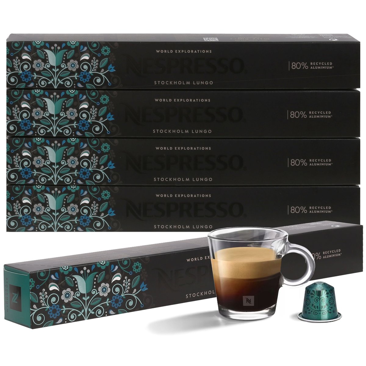 Kawa w kapsułkach o smaku Stockholm Lungo NESPRESSO 50 kapsułek