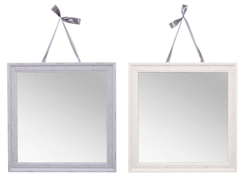 Lustro wiszące na wstążce duże mix 2 kol