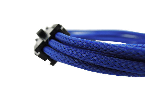 Przedłużacz Gelid PCI-E 6pin 30cm niebieski