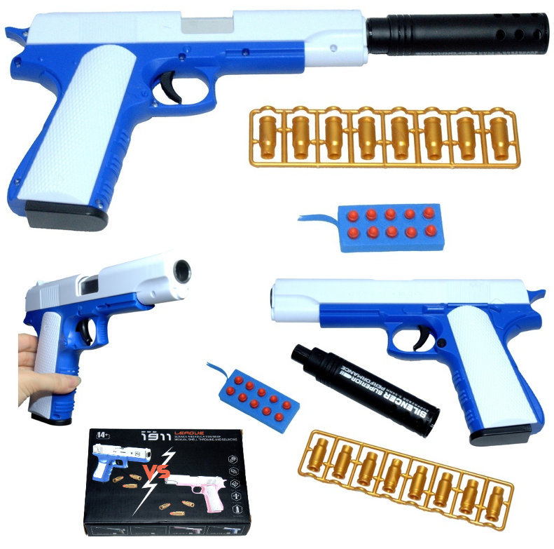 BEZPIECZNY PISTOLET COLT 1911 EVA STRZAŁKI ŁUSKA