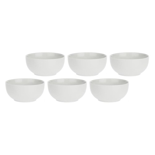Zestaw 6 okrągłych misek Terrine - Biały, 11.5 cm
